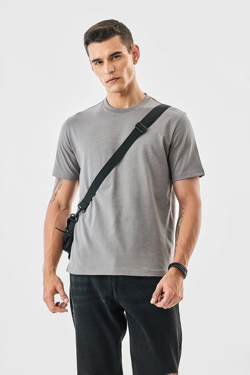 سنيتش تيشيرت قطن % بقصة عادية من كور لاب